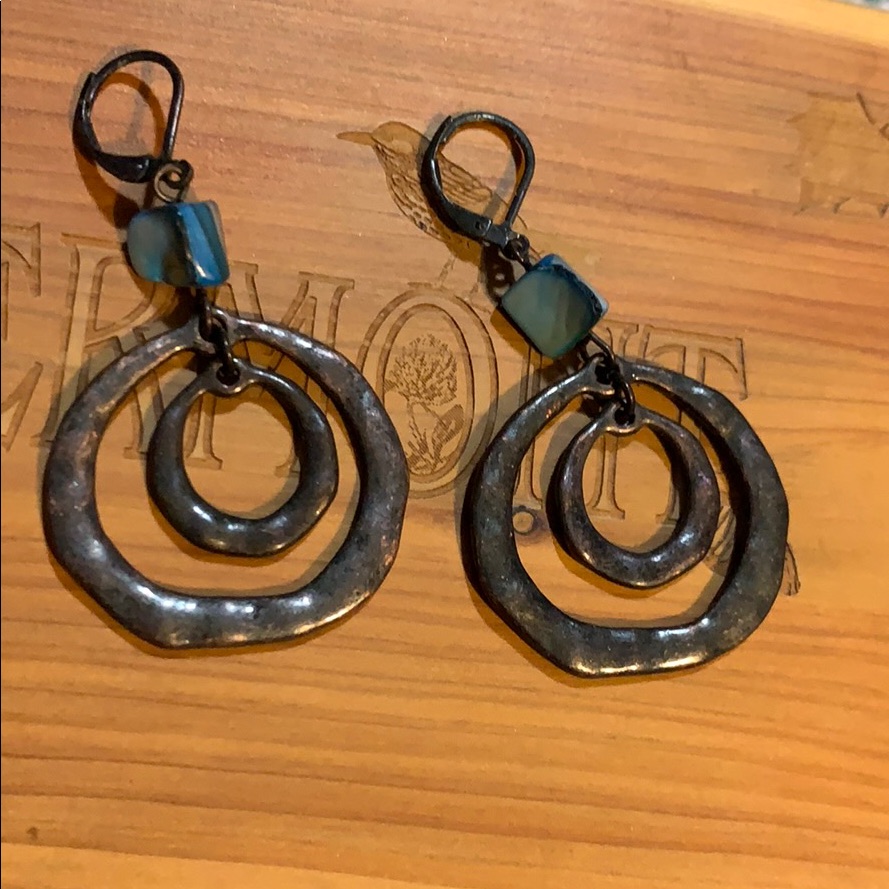 Patterned Dangle Earrings